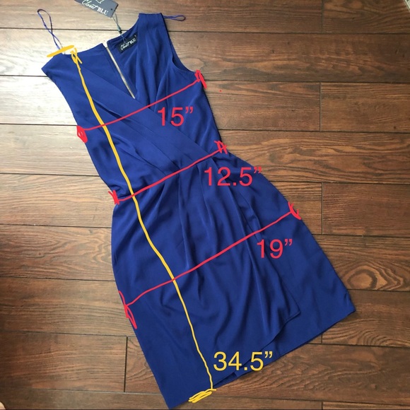 BEAUTIFUL New Blue tulip dress - Picture 5 of 7